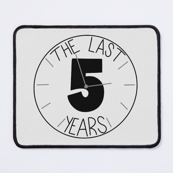 Item preview, The Last 5 Years Clock designed and sold by byebyesally.