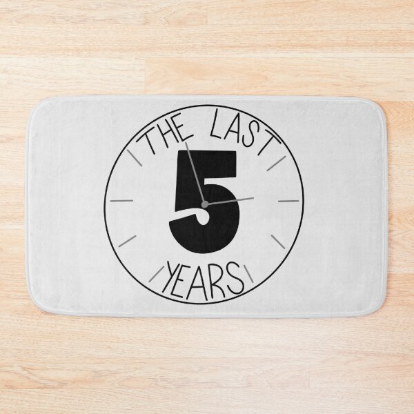 Item preview, The Last 5 Years Clock designed and sold by byebyesally.