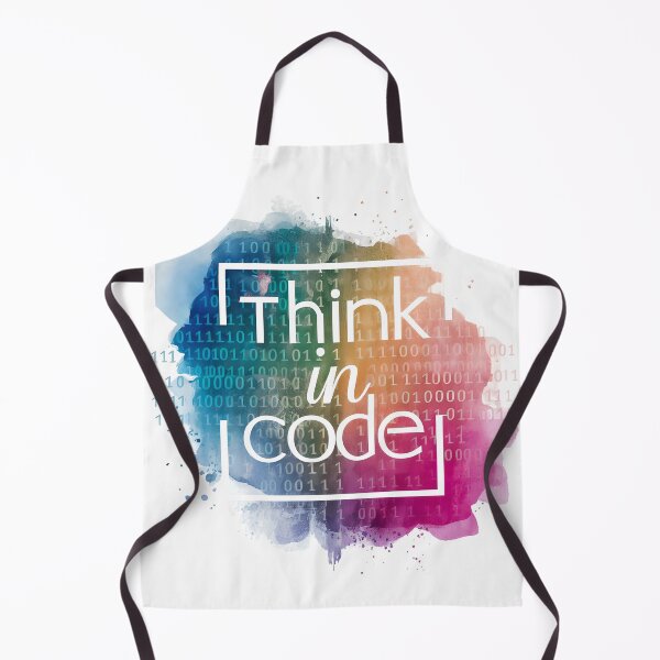 Item preview, Think in Code - Modern Binary Tech designed and sold by ArtStyleAlice.
