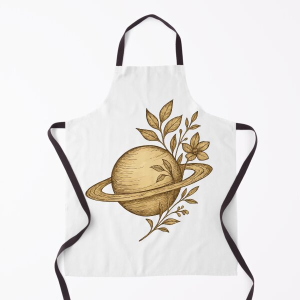 Item preview, Organic Universe – Vintage Illustration of a Planet with Botanical Elements designed and sold by Jean S Santos.