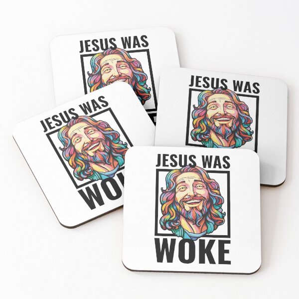 Item preview, Jesus Was Woke – Progressive, Inclusive, Socially Aware designed and sold by RockFireMerch.