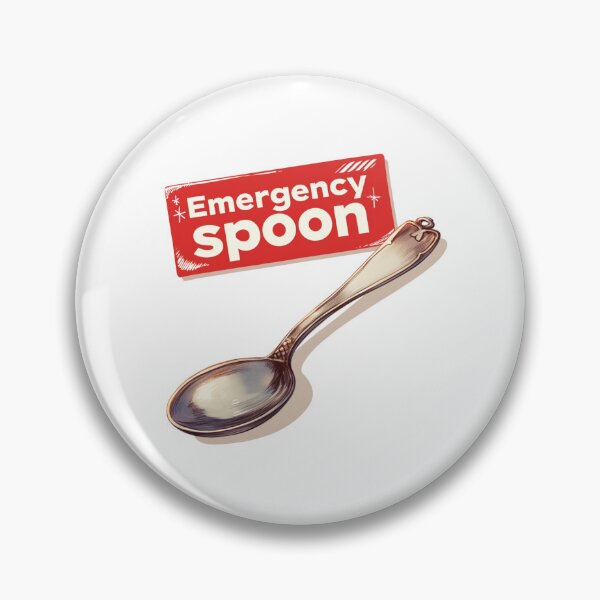 Item preview, Emergency extra Spoonie spoon designed and sold by MendaciousMina.