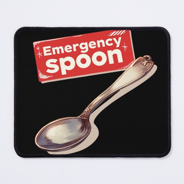 Item preview, Emergency extra Spoonie spoon designed and sold by MendaciousMina.