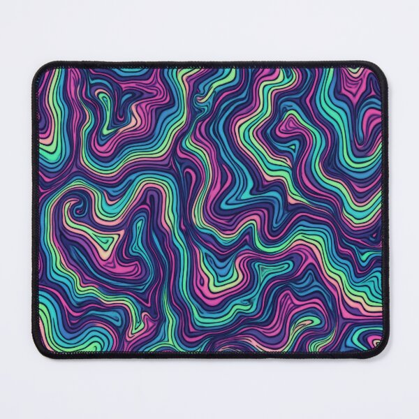 Item preview, Psychedelic Neon Flow Pattern designed and sold by Silazzzzphere.