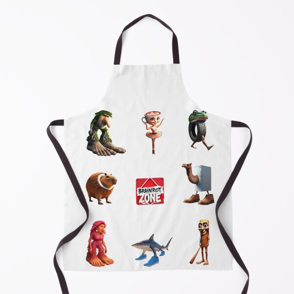 Item preview, Italian Brainrot mix set of 9 - trendy memes designed and sold by EmeraldeaArt.