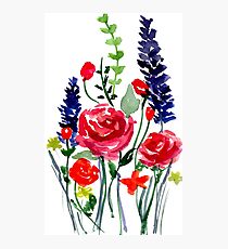 Lámina fotográfica Flores
