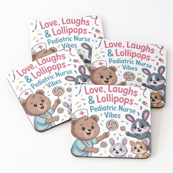 Item preview, Love, Laughs & Lollipops – Pediatric Nurse Vibes designed and sold by Giuggimade.