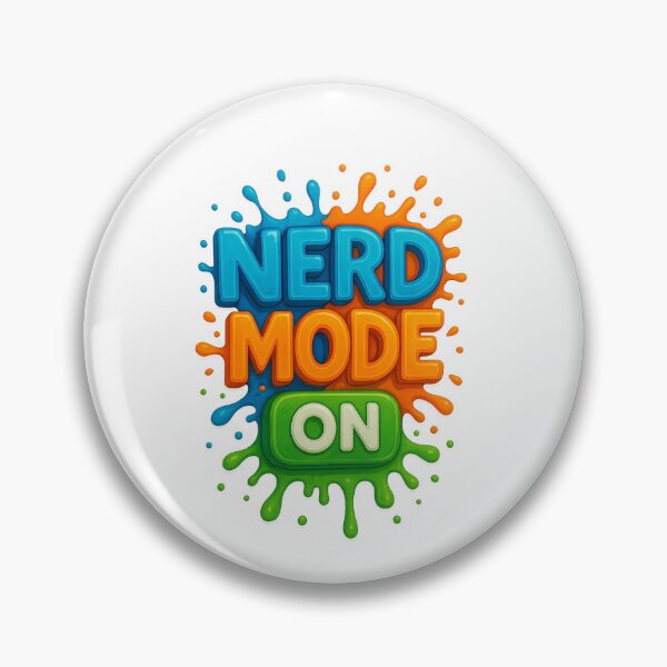 Item preview, Nerd Mode On – The Superpower of Knowledge designed and sold by LevelUpDark.