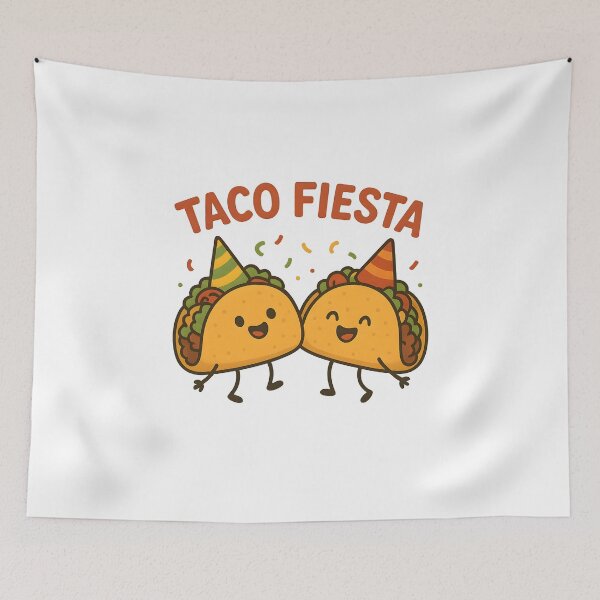 Item preview, Taco Fiesta – Funny Party Tacos Cartoon designed and sold by AlphaAutomation.