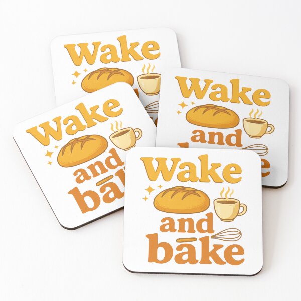 Item preview, Wake and Bake Retro Sourdough Bread Art designed and sold by JackCurtis1991.