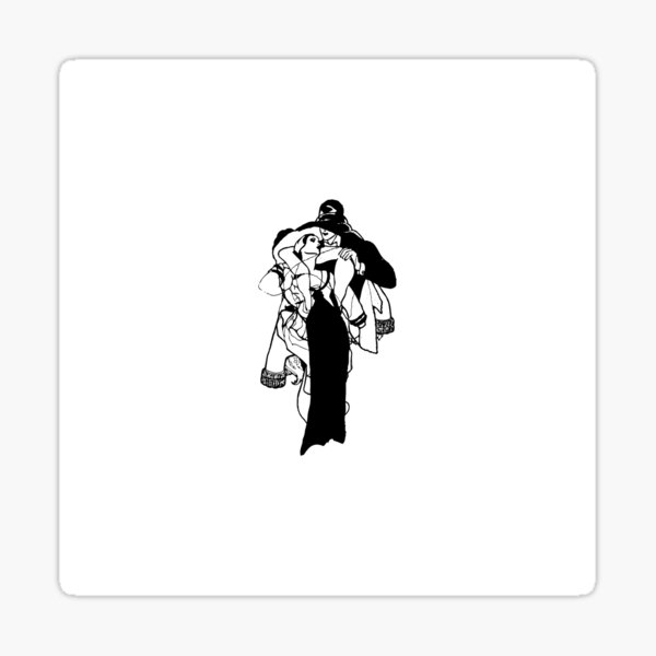 All Wounds Heal Time bw Sticker