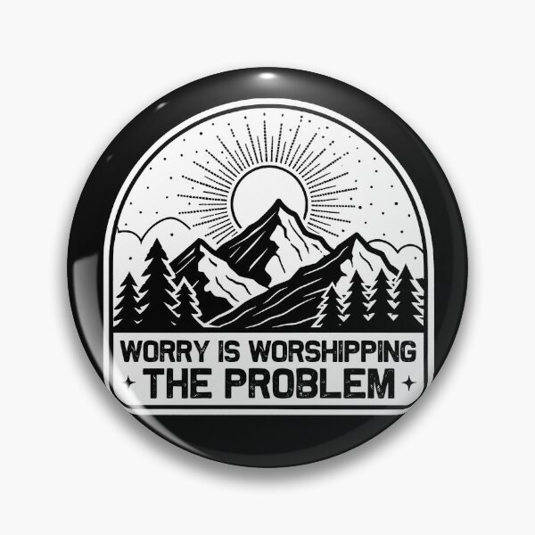 Item preview, Worry is Worshipping the Problem designed and sold by plushism.
