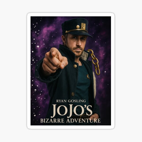 Item preview, ryan gosling jojo jotaro designed and sold by Hamish Thomson.