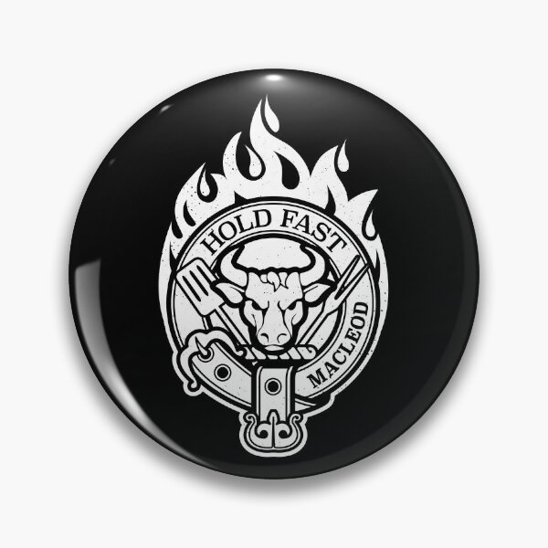 Item preview, Hold Fast – Grilling Edition (MacLeod Clan Crest Remix) White designed and sold by Jodify.