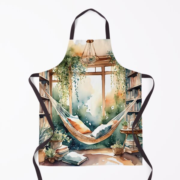 Item preview, Cozy Reading Nook - Book Lover’s Hammock Retreat designed and sold by ArtStyleAlice.