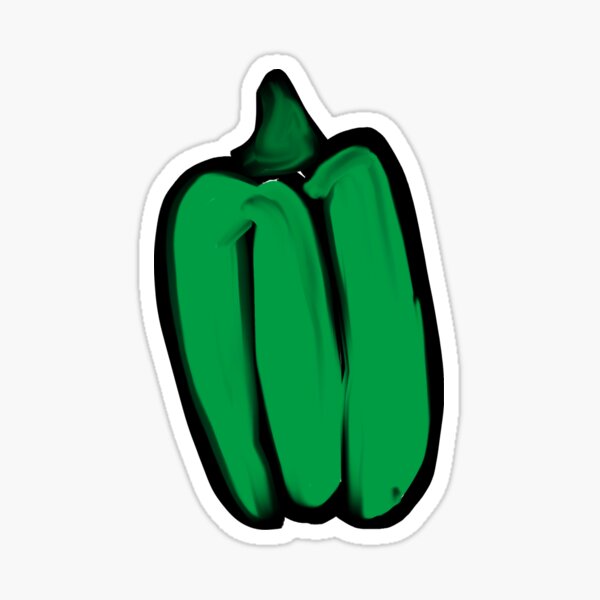 Item preview, Paprika (green) designed and sold by VeganFTA.