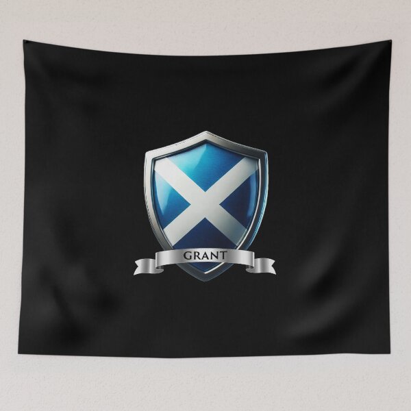 Item preview, Grant Scottish Shield  Saltire Pride with a Noble Name designed and sold by Highlandkings.