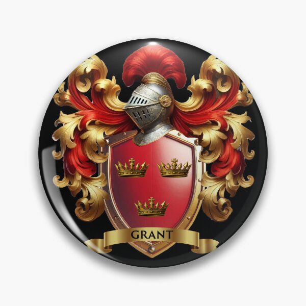 Item preview, Grant Family Shield  Royal Crowns and Banner Legacy designed and sold by Highlandkings.