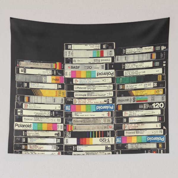 Item preview, VHS Stack Drawing designed and sold by Hollis Brown Thornton.