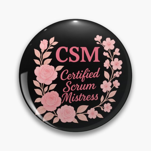 Item preview, Certified Scrum Mistress designed and sold by TesterTees.