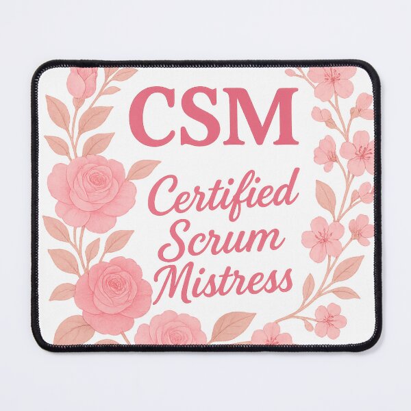 Item preview, Certified Scrum Mistress designed and sold by TesterTees.