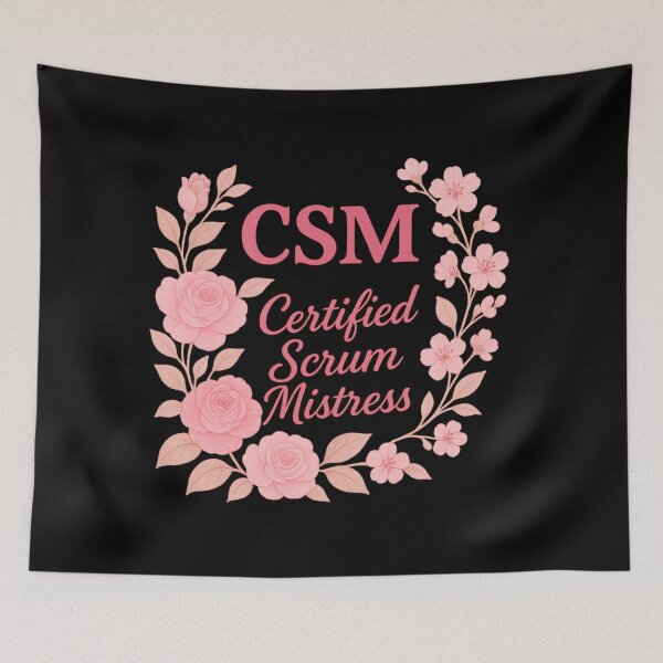 Item preview, Certified Scrum Mistress designed and sold by TesterTees.