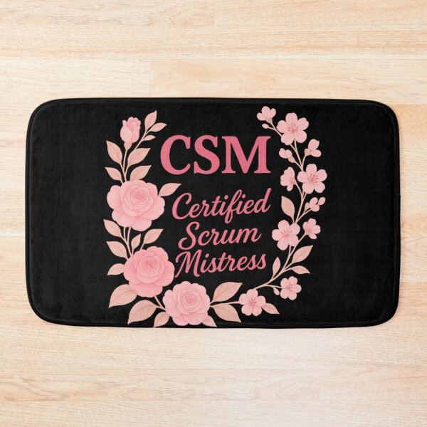 Item preview, Certified Scrum Mistress designed and sold by TesterTees.
