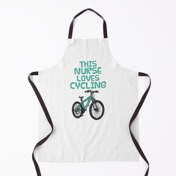 Item preview, This Nurse Loves Cycling, Bicycle Cyclist designed and sold by doodlerob.