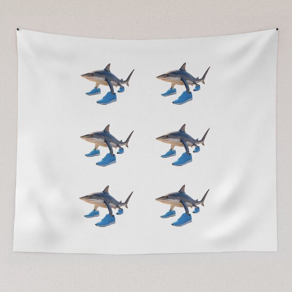 Item preview, Tralalero Tralala Italian Brainrot set of 6 - shark in shoes meme designed and sold by EmeraldeaArt.