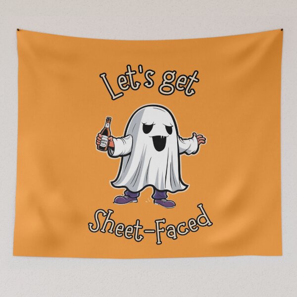 Item preview, Lets get sheet-face - Orange designed and sold by CreepyCurator.