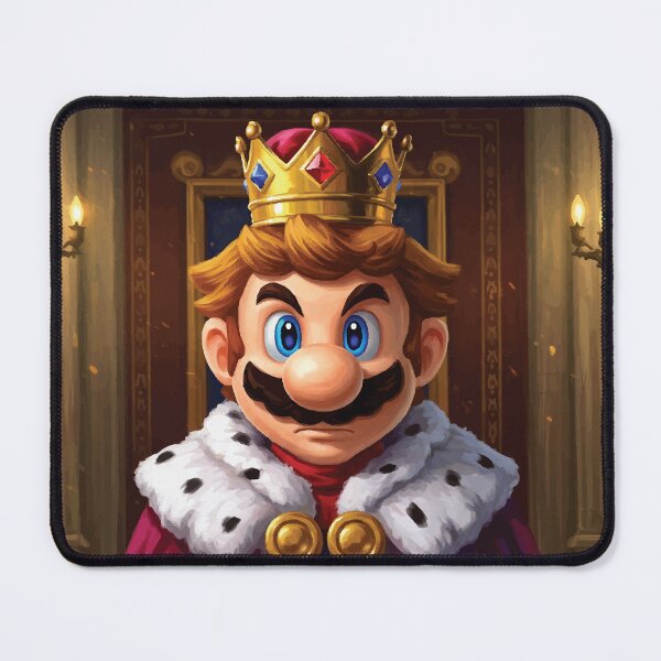 Item preview, Royal Mario King - Epic Video Game Crossover Art designed and sold by -DEEWOLF-.