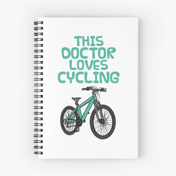 Item preview, This Doctor Loves Cycling, Bicycle Cyclist designed and sold by doodlerob.