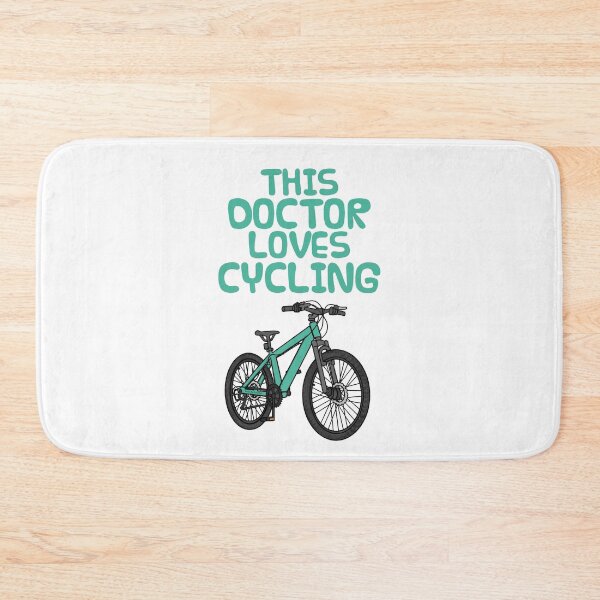 Item preview, This Doctor Loves Cycling, Bicycle Cyclist designed and sold by doodlerob.