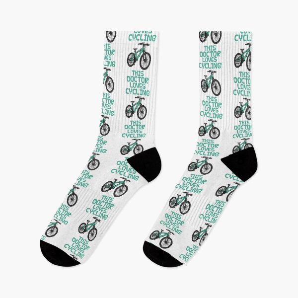 Item preview, This Doctor Loves Cycling, Bicycle Cyclist designed and sold by doodlerob.