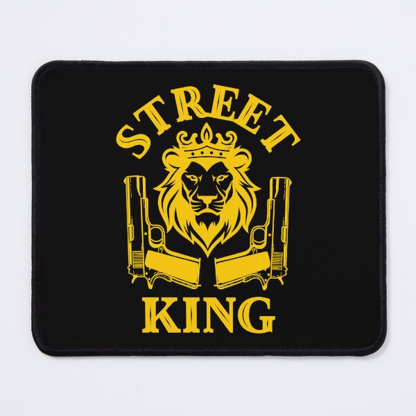 Item preview, Street King Lion – Crown & Pistols designed and sold by UNK-Fatigues.