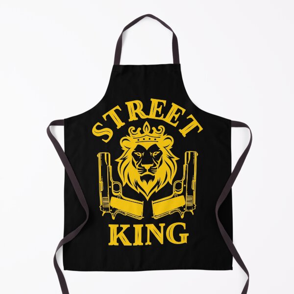 Item preview, Street King Lion – Crown & Pistols designed and sold by UNK-Fatigues.