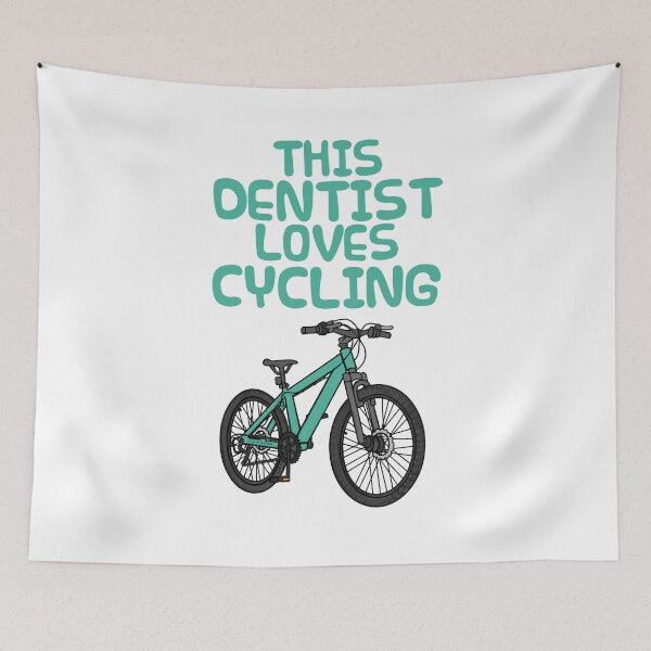 Item preview, This Dentist Loves Cycling, Bicycle Cyclist designed and sold by doodlerob.