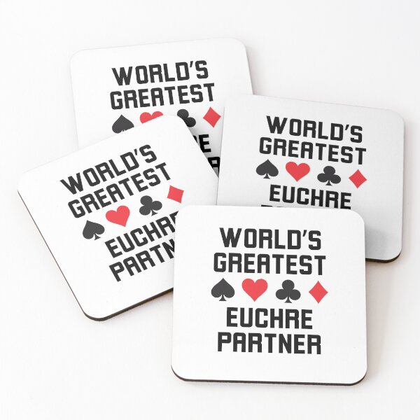 Item preview, World's greatest euchre partner funny euchre player joke designed and sold by snowry.