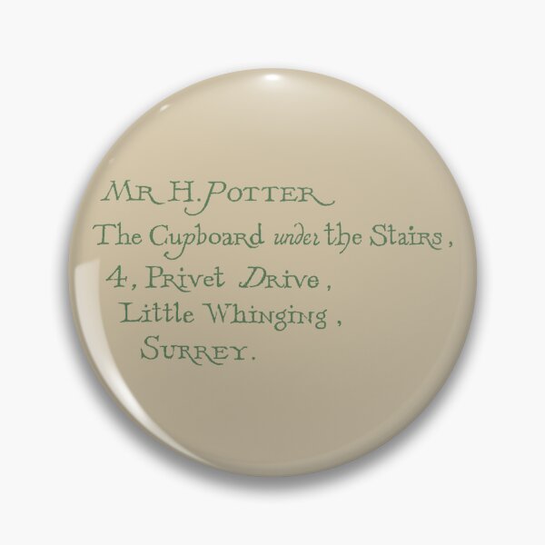 Item preview, The Cupboard under the Stairs, 4, Privet Drive, Little Whinging, SURREY designed and sold by Cuttintees.