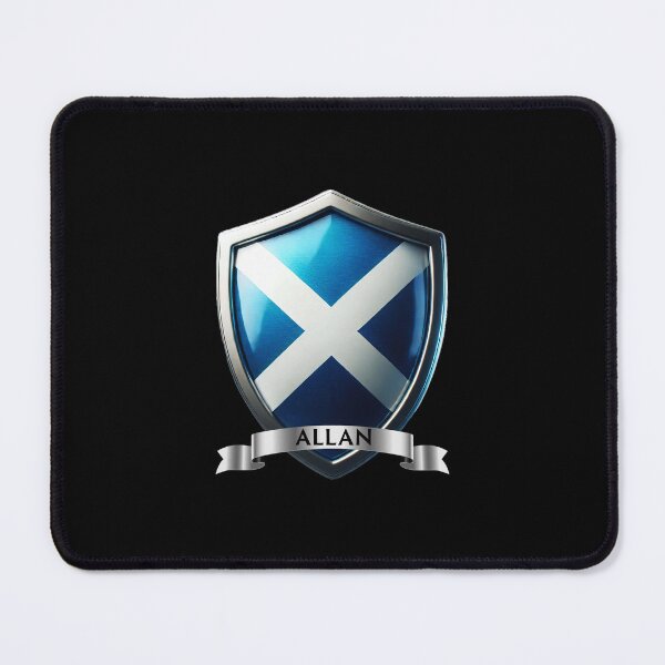 Item preview, Allan Scottish Shield Rooted in Highland Valor designed and sold by Highlandkings.