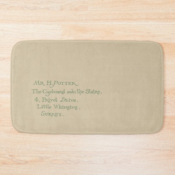 Item preview, The Cupboard under the Stairs, 4, Privet Drive, Little Whinging, SURREY designed and sold by Cuttintees.