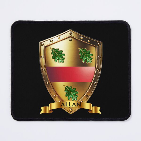 Item preview, Allan Shield with Banner Noble Roots, Bold Legacy designed and sold by Highlandkings.
