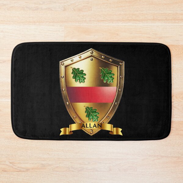 Item preview, Allan Shield with Banner  Noble Roots, Bold Legacy designed and sold by Highlandkings.