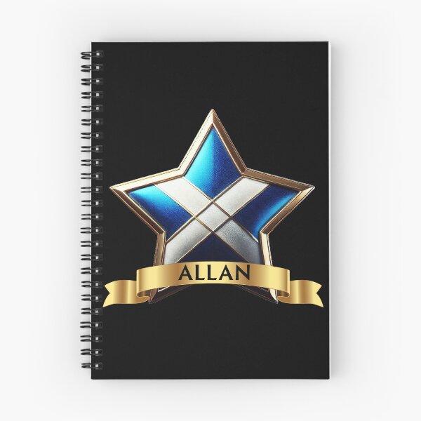 Item preview, Allan Star Emblem  Celtic Legacy in Golden Glory designed and sold by Highlandkings.