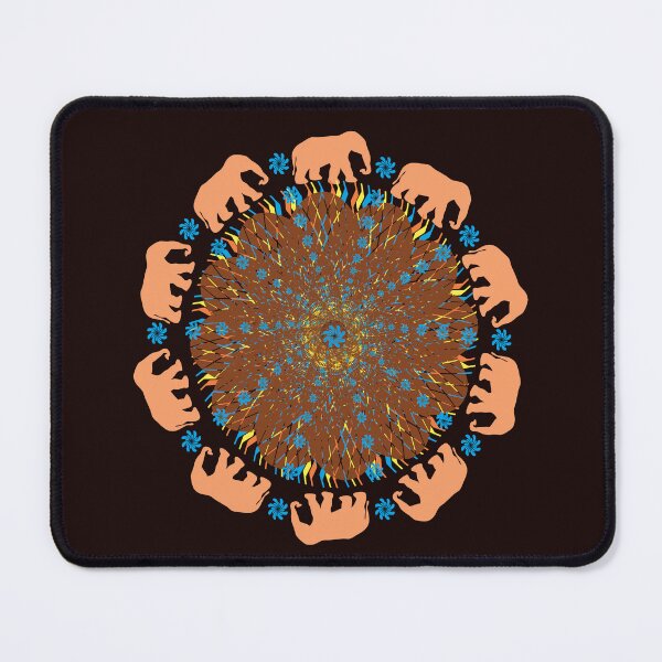 Item preview, Elephant Mandala Spiral Art designed and sold by PVTCreations.