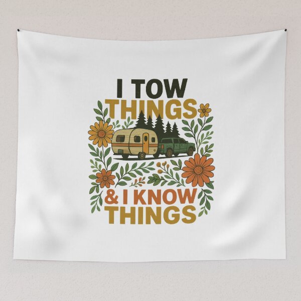 Item preview, I Tow Things and I know Things Fathers Day designed and sold by Alluka Brand.