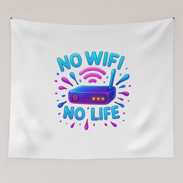 Item preview, No WiFi – No Life: The ultimate connection to the digital heartbeat designed and sold by LevelUpDark.