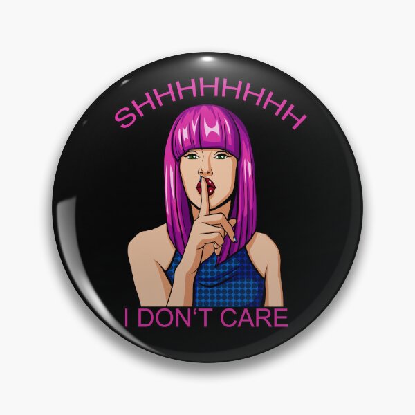 Artikelvorschau, Pink Haired Pop Art Girl Don't Care entworfen und verkauft von LuciaS.
