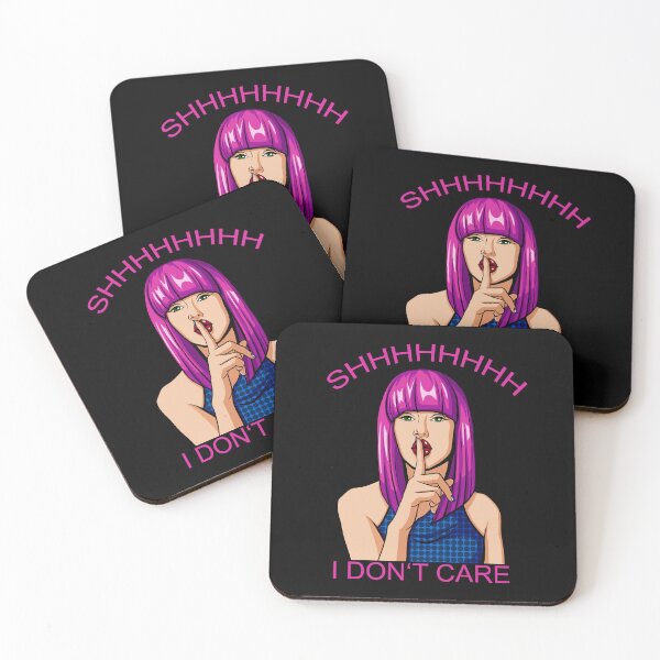 Item preview, Pink Haired Pop Art Girl Don't Care designed and sold by LuciaS.