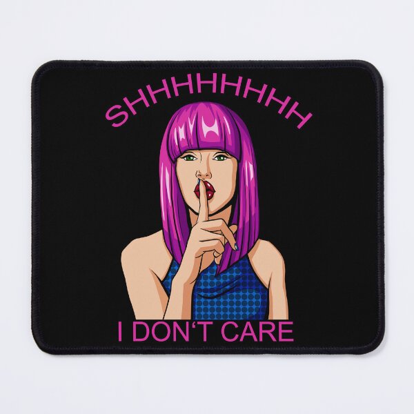 Item preview, Pink Haired Pop Art Girl Don't Care designed and sold by LuciaS.